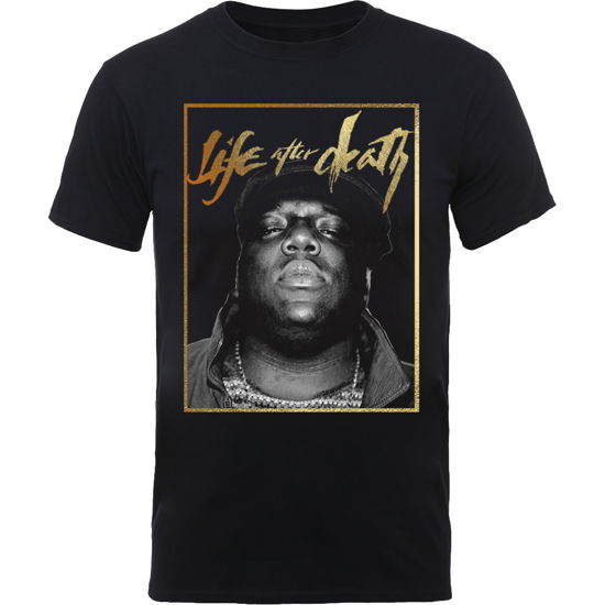 Cover for Biggie Smalls · Biggie Smalls Unisex Tee: Life Gold (CLOTHES) [size M] [Black - Unisex edition]