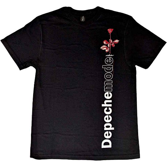 Depeche Mode Unisex T-Shirt: Violator Side Rose - Depeche Mode - Produtos -  - 5056012012550 - 