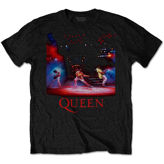 Queen Unisex T-Shirt: Live Shot Spotlight - Queen - Koopwaar - MERCHANDISE - 5056170691550 - 21 januari 2020