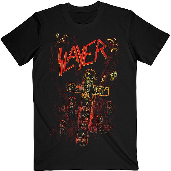 Slayer Unisex T-Shirt: Blood Red - Slayer - Gadżety -  - 5056368647550 - 