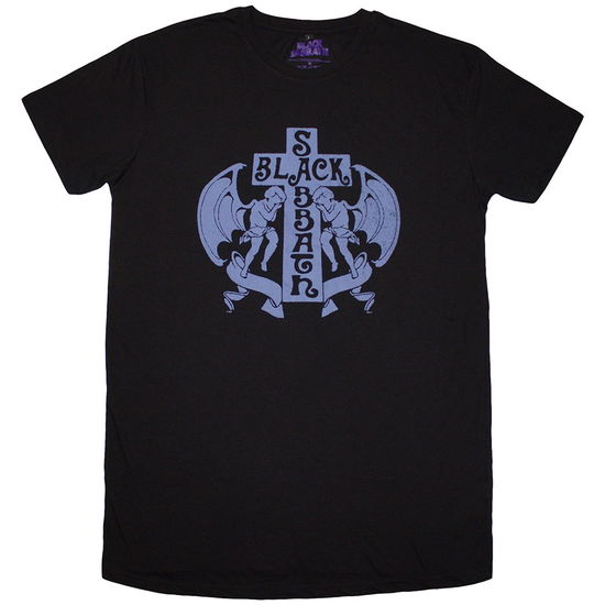 Cover for Black Sabbath · Black Sabbath Ladies T-Shirt Dress: Angels (Black) (CLOTHES) [size S] (2025)