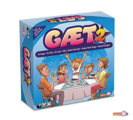 Gæt 2 brætspil - Games4u - Bordspel -  - 5704907958550 - 30 augustus 2021