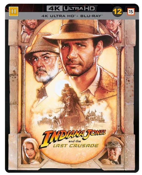 Cover for Indiana Jones · Indiana Jones and the Last Crusade Steelbook (4K UHD + Blu-ray) [Steelbook edition] (2022)