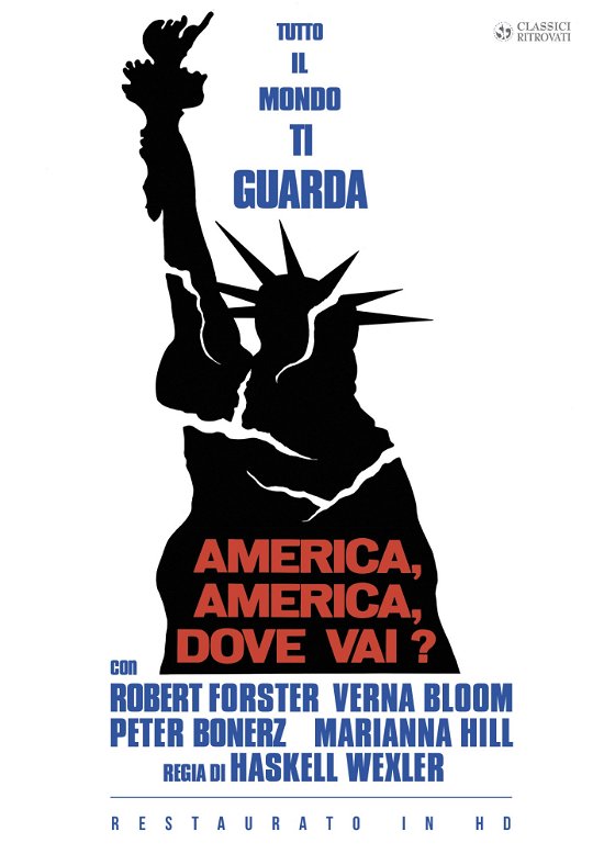 Cover for America, America, Dove Vai? (R · America, America, Dove Vai? (DVD) (2020)