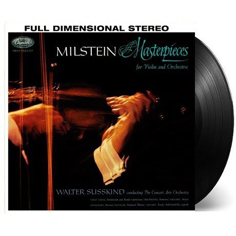 Cover for Nathan Milstein · Masterpieces for Violin &amp; Orchestra (LP) (2016)