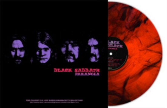 Cover for Black Sabbath · Paranoia - BBC Sunday Show. London 1970 (Red Marble Vinyl) (LP) (2023)