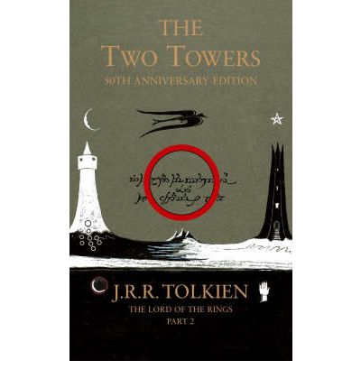 Cover for J. R. R. Tolkien · The Two Towers - The Lord of the Rings (Innbunden bok) [50th Anniversary edition] (2005)