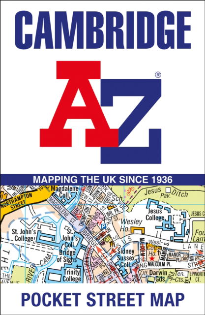 Cover for A-Z Maps · Cambridge A-Z Pocket Street Map (Paperback Book) (2024)