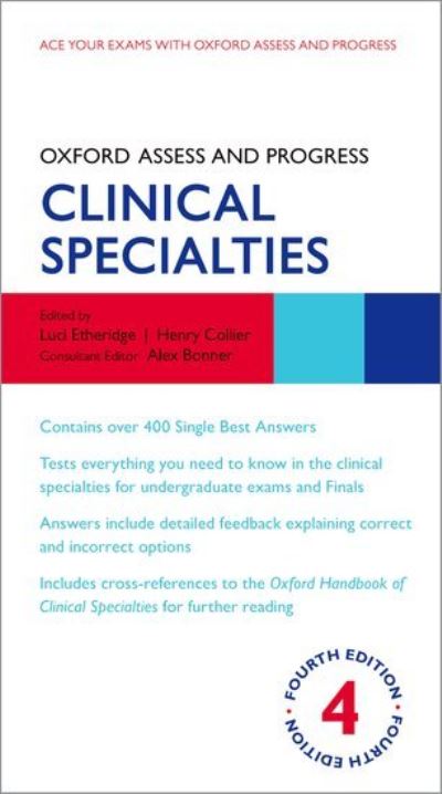 Cover for Luci Etheridge · Oxford Assess and Progress: Clinical Specialties - Oxford Assess and Progress (Paperback Bog) [4 Revised edition] (2021)