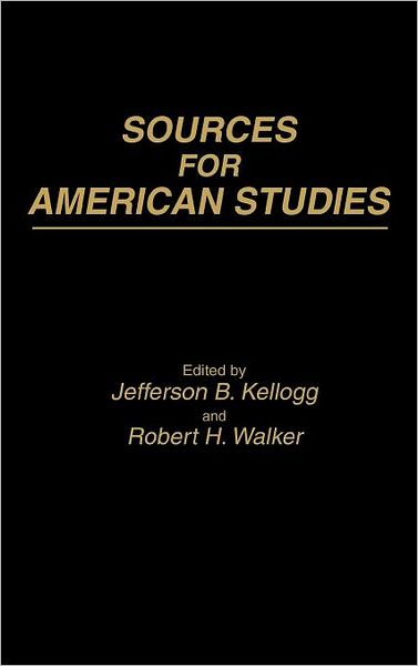 Cover for Sources for American Studies (Hardcover Book) (1983)