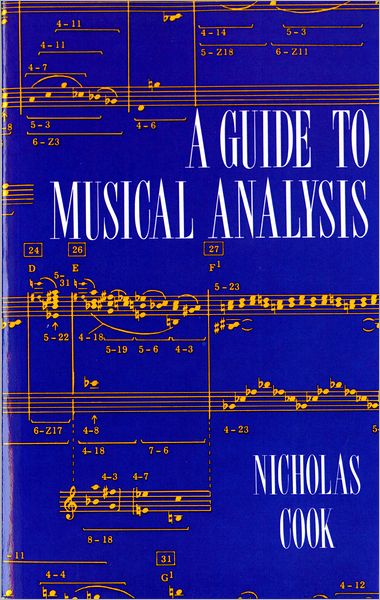 Cover for Nicholas Cook · A Guide to Musical Analysis (Paperback Book) (1992)