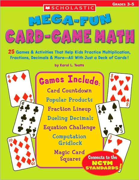 Cover for Karol L. Yeatts · Mega-fun Card-game Math, Grades 3-5 (Paperback Book) [Workbook edition] (2005)