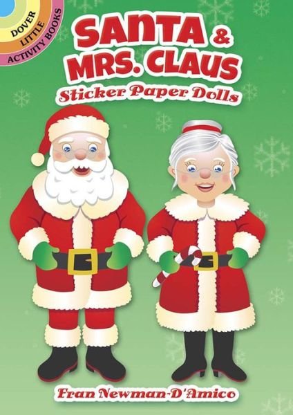 Cover for Fran Newman-D'Amico · Santa &amp; Mrs. Claus Sticker Paper Dolls - Little Activity Books (Paperback Book) (2019)