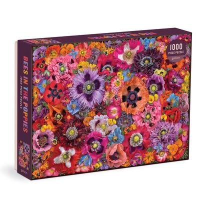 Bees in the Poppies 1000 Piece Puzzle - Galison - Brætspil - Galison - 9780735375550 - 23. juni 2022