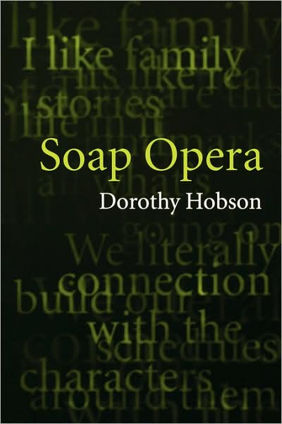 Cover for Hobson, Dorothy (University of Wolverhampton) · Soap Opera (Taschenbuch) (2002)