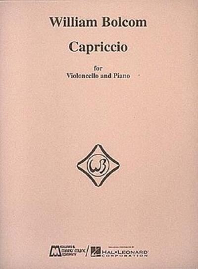 Cover for William Bolcom · Capriccio for Violincello and Piano (Paperback Book) (1995)