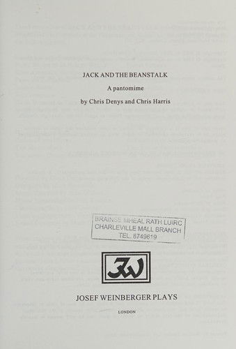 Cover for Chris Harris · Jack and the Beanstalk (Pantomime) (Paperback Book) (2002)