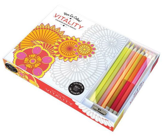 Cover for Abrams Noterie · Vitality ( Coloring Book and Pencils ) Color In; Vive Le Color (Book pack) (2015)