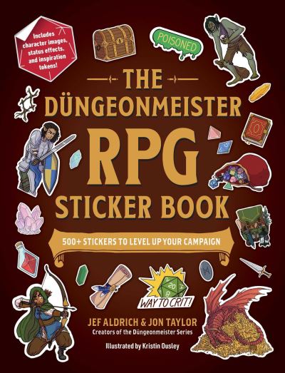 Cover for Jef Aldrich · The Dungeonmeister RPG Sticker Book: 500+ Stickers to Level Up Your Campaign - Dungeonmeister Series (Paperback Book) (2025)