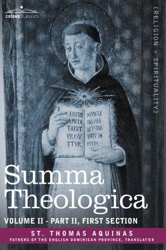 Cover for Thomas Aquinas St Thomas Aquinas · Summa Theologica, Volume 2 (Part Ii, First Section) (Paperback Book) (2013)