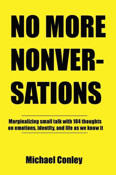 Cover for Michael Conley · No More Nonversations (Paperback Book) (2021)