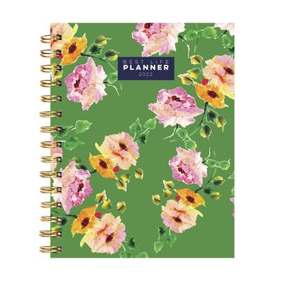 Cover for TF Publishing · Cal 2022- Floral Green Best Life Daily Weekly Monthly Luxe Planner (Calendar) (2021)