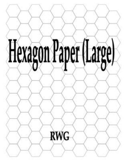 Hexagon Paper - Rwg - Books - Revival Waves of Glory Ministries - 9781694059550 - September 18, 2019