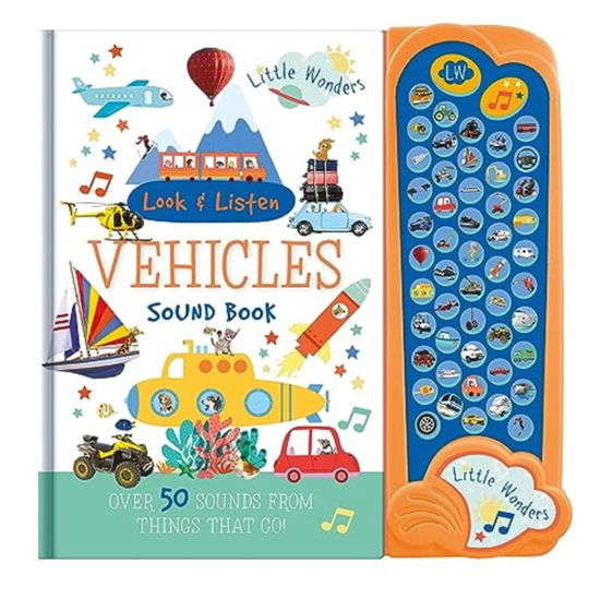 Look & Listen Vehicles - Little Wonders Look & Listen 50 Button Sound Book -  - Outro - North Parade Publishing - 9781839238550 - 1 de outubro de 2023
