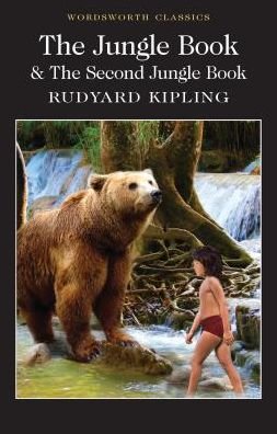 Cover for Rudyard Kipling · The Jungle Book &amp; The Second Jungle Book - Wordsworth Classics (Pocketbok) (2018)