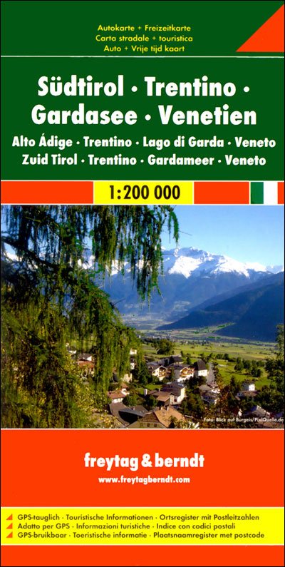 Cover for Freytag-Berndt und Artaria KG · Freytag Berndt Autokt. Südtirol,Trent. (Book) (2001)
