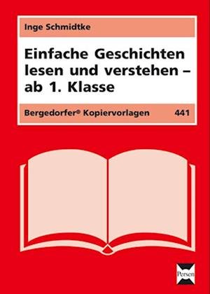 Cover for Inge Schmidtke · Einfache Geschichten lesen und verstehen (Løsblad) (2007)