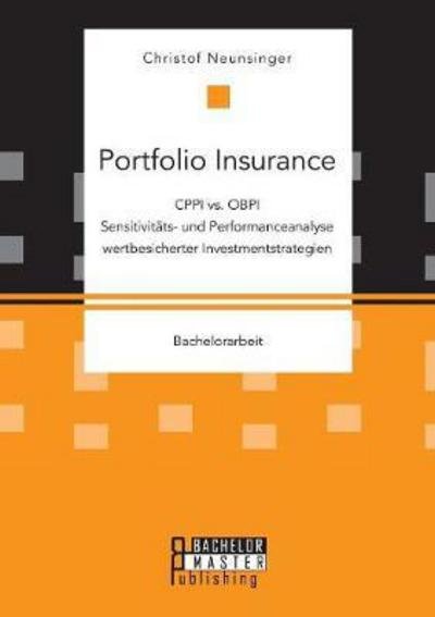 Cover for Neunsinger · Portfolio Insurance: CPPI vs (Bog) (2017)