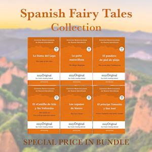 Cover for Patrick Temple · Spanish Fairy Tales Collection (books + 6 audio-CDs) - Ilya Frank’s Reading Method (Book) (2023)