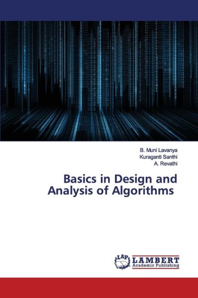 Cover for Lavanya · Basics in Design and Analysis o (Book) (2020)