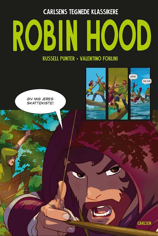 Cover for Russell Punter · Carlsens tegnede klassikere: Robin Hood (Inbunden Bok) [1:a utgåva] (2018)