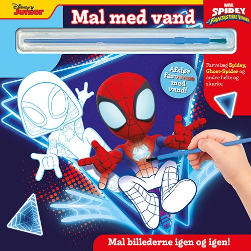 Marvel: Marvel - Mal med vand - Spidey (Cardboard Book) [1. wydanie] (2024)