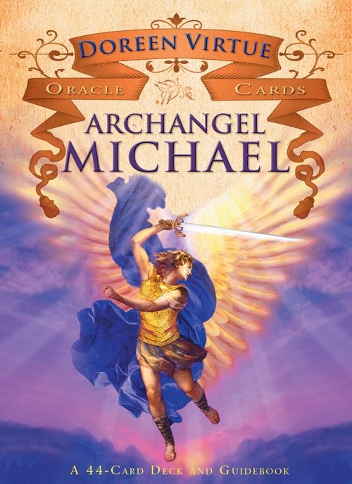 Archangel Michael Oracle Cards med dansk guidebog - Doreen Virtue - Bøger - Sphinx - 9788777593550 - 30. september 2010