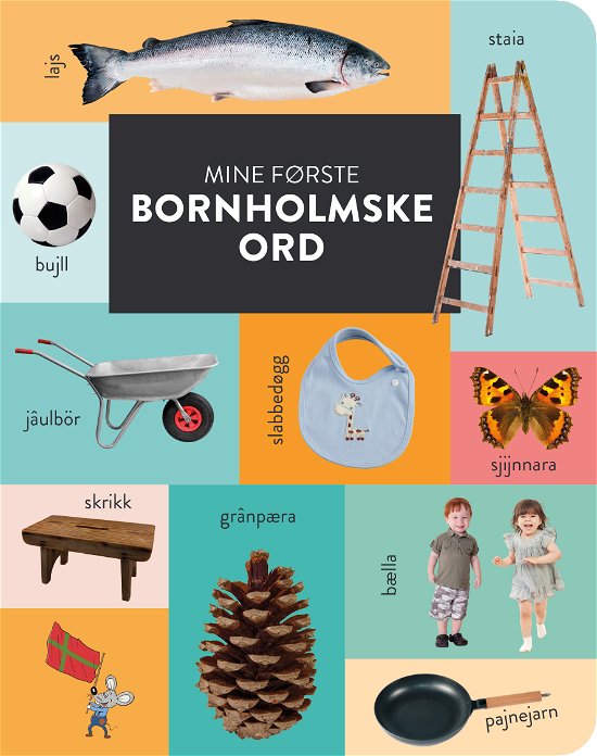 Cover for Pernille Boelskov og Jens Christian Wibe · Mine første bornholmske ord (Papbog) [1. udgave] (2020)