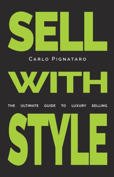 Cover for Carlo Pignataro · Sell with Style (Paperback Book) (2018)