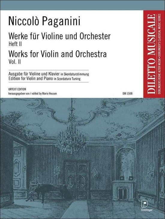Cover for Paganini · Werke für Violine und Orcheste (Book)