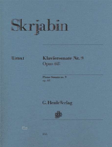 Cover for Skrjabin · Klavierson.Nr.9 op.68.HN855 (Bog)