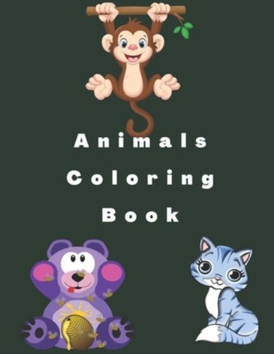 Cover for Katalin Sarah · Animals Coloring book (Paperback Book) (2020)