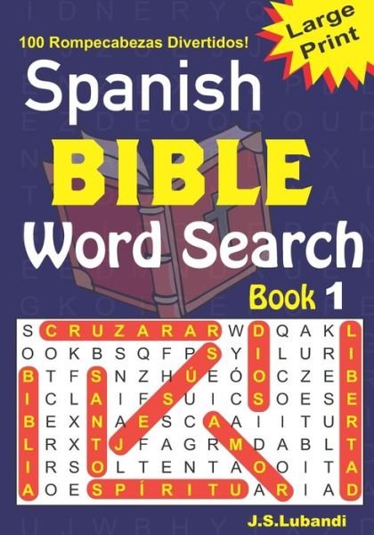 Cover for Jaja Books · Spanish BIBLE Word Search Book 1 (Taschenbuch) (2020)