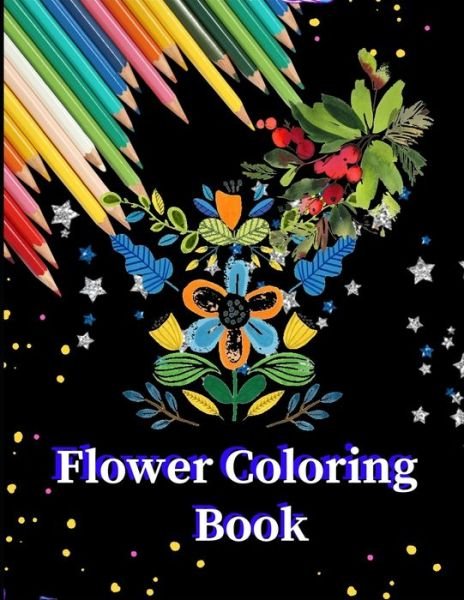 Cover for Zod-7 Media · Flower Coloring Book (Pocketbok) (2020)