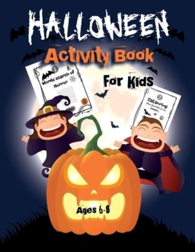 Cover for Blackrock Publishers · Halloween Activity Book For Kids Ages 6-8 (Paperback Book) (2020)