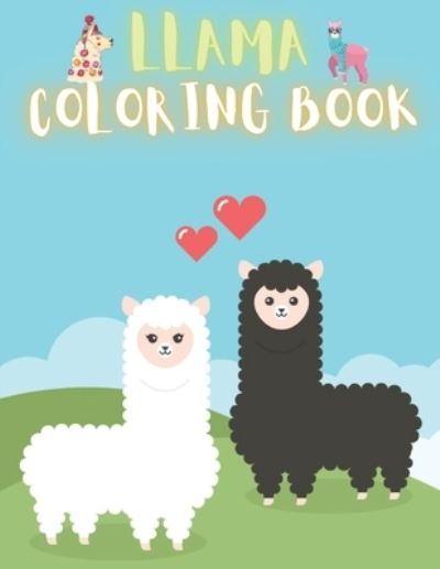 Cover for To The Point · Llama Coloring Book (Paperback Bog) (2020)