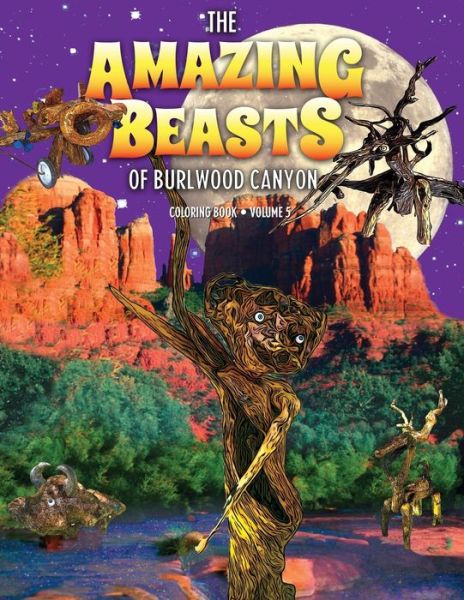 Cover for John Shaw · The Amazing Beasts of Burlwood Canyon: Coloring Book, Volume 5 (Paperback Book) (2021)