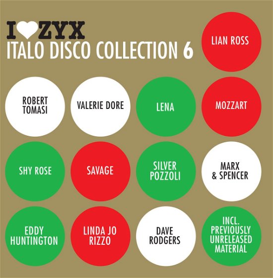  - Zyx Italo Disco Collection 6 - Musik - ZYX - 0090204912551 - 25 april 2018