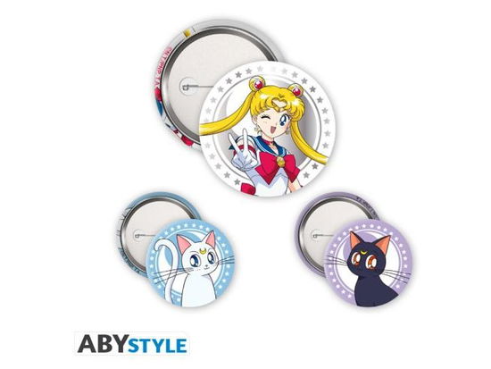 Cover for Sailor Moon · Sailor Moon Luna &amp; Artemis 3 Badge Pack (MERCH) (2025)