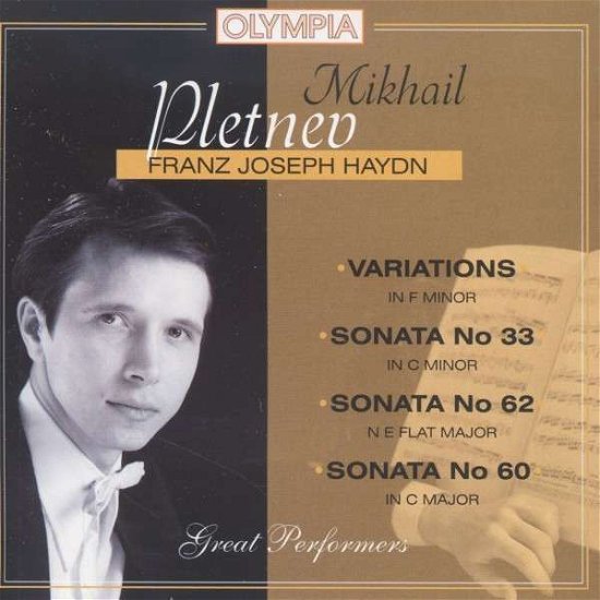 Cover for Mikhail Pletnev · Variations, Sonatas No. 33, 62, 60 (CD)